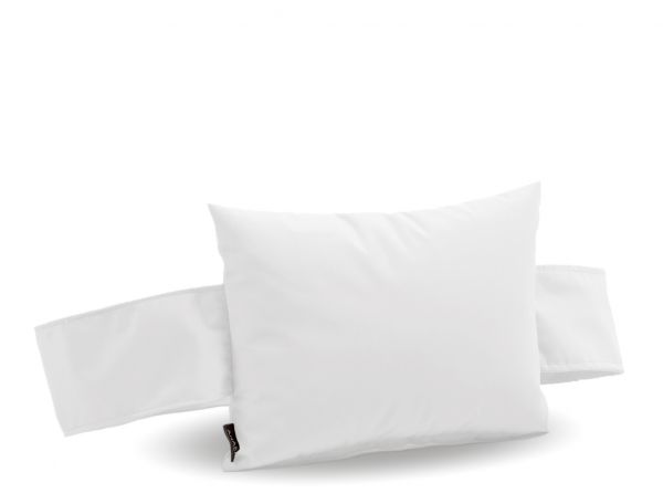 ANAEI Classic Plain Kopfstütze für LIegenauflage Kunstleder Pure White