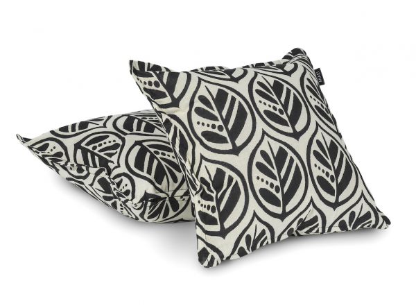 anaei-summer-patterns-kissen-black-and-white-leaves